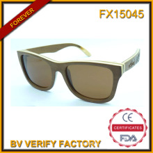 Fx15045 Wholesale 2016 New Design High Quality Wood Sunglasses